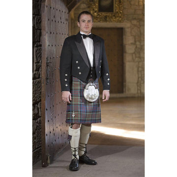 Classic Prince Charlie Kilt Outfit Package 9 PCS Sets - biznimart